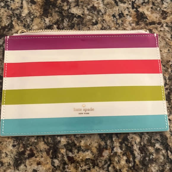 Kate Spade Multicolor Striped Pouch - Picture 1 of 5